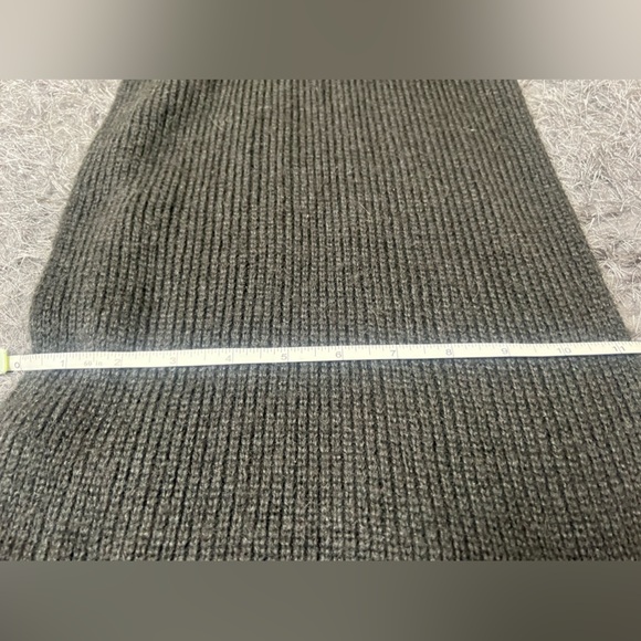 Black Winter Scarf with Fringe! - Picture 9 of 11